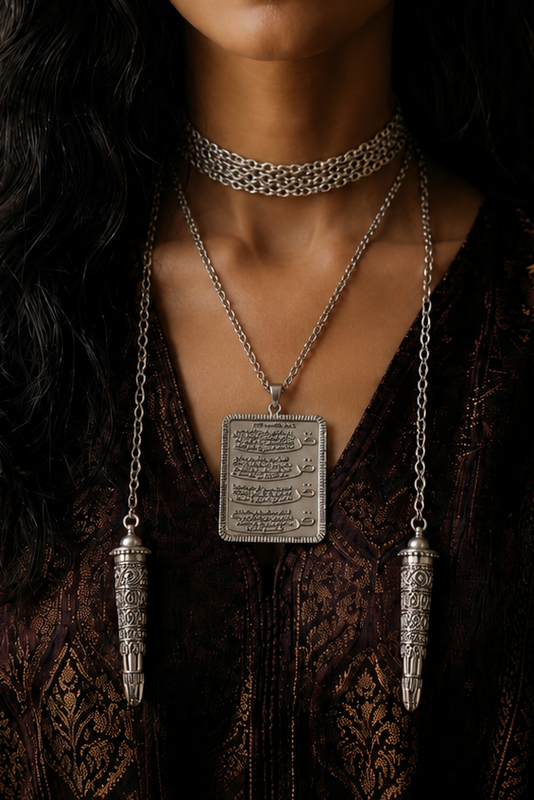 Silver Quran Necklace