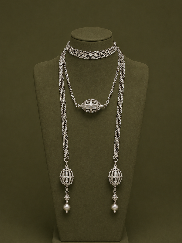 Aged Orb Necklace