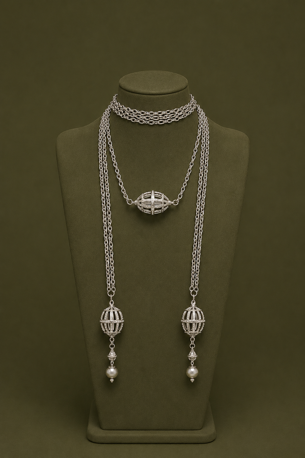 Aged Orb Necklace