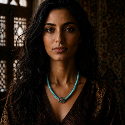 Turquoise Necklace عشق